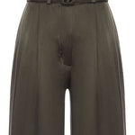 PANTALONI A GAMBA AMPIA CON CINTURA in verde oliva Zimmermann - donna 