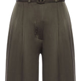 PANTALONI A GAMBA AMPIA CON CINTURA in verde oliva Zimmermann - donna 