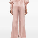 PANTALONI A GAMBA AMPIA CON CINTURA in rosa Zimmermann - donna 