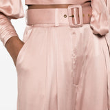 PANTALONI A GAMBA AMPIA CON CINTURA in rosa Zimmermann - donna 