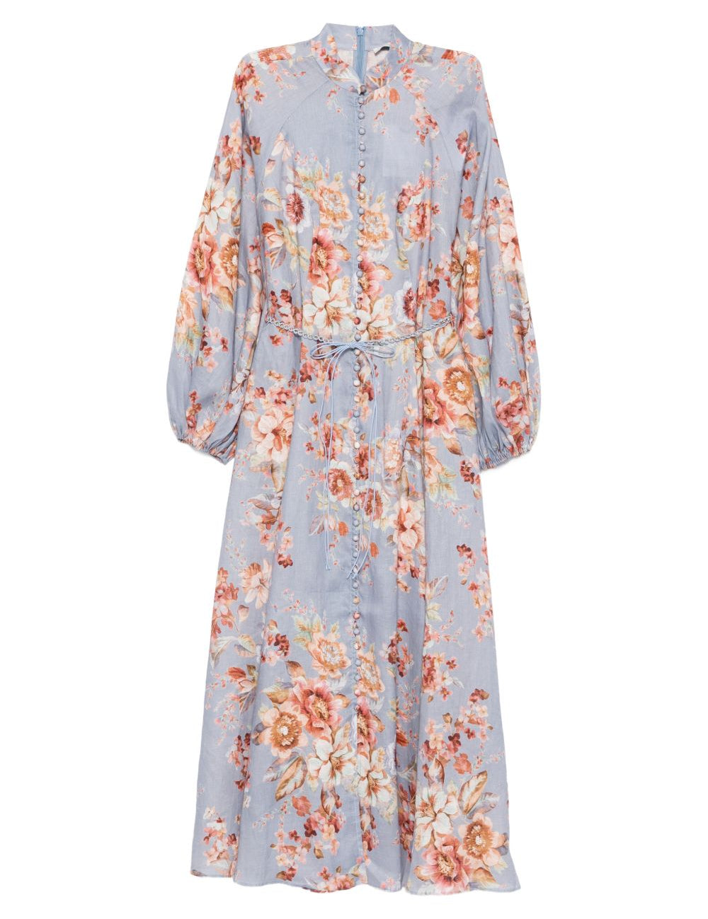 Abito midi a fiori Awaken Billow in blu Zimmermann - donna 