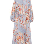 Abito midi a fiori Awaken Billow in blu Zimmermann - donna 