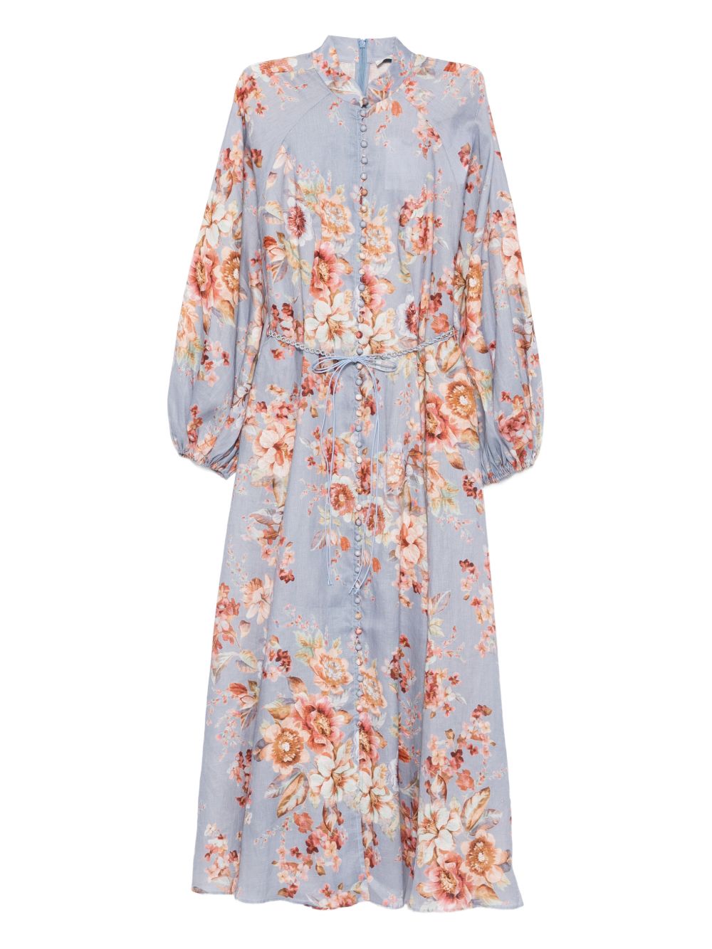 Abito midi a fiori Awaken Billow in blu Zimmermann - donna 