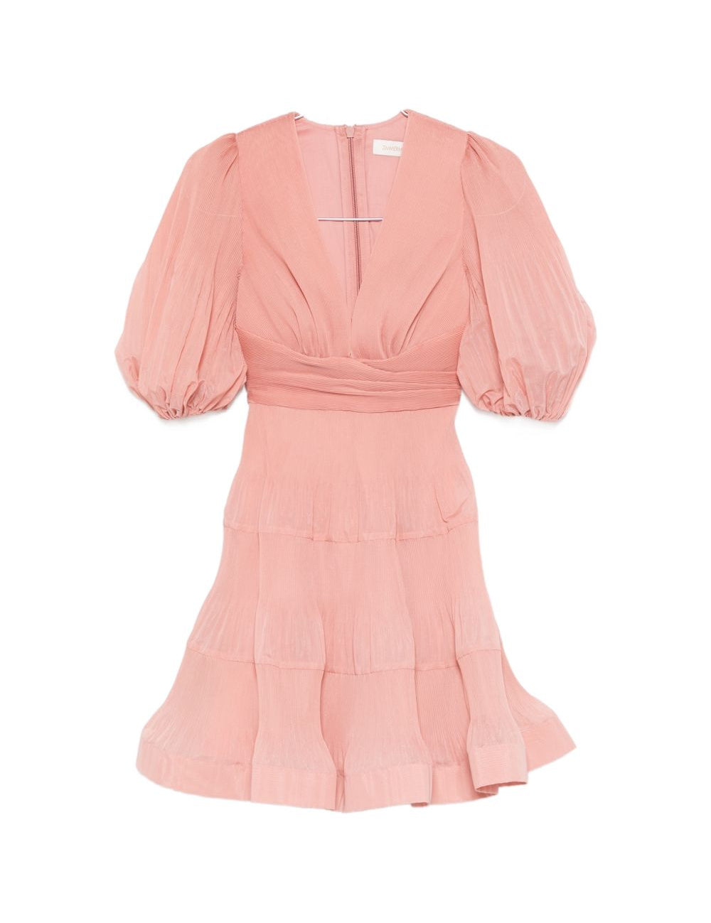 Abito mini con pieghe in rosa ZIMMERMANN - donna 