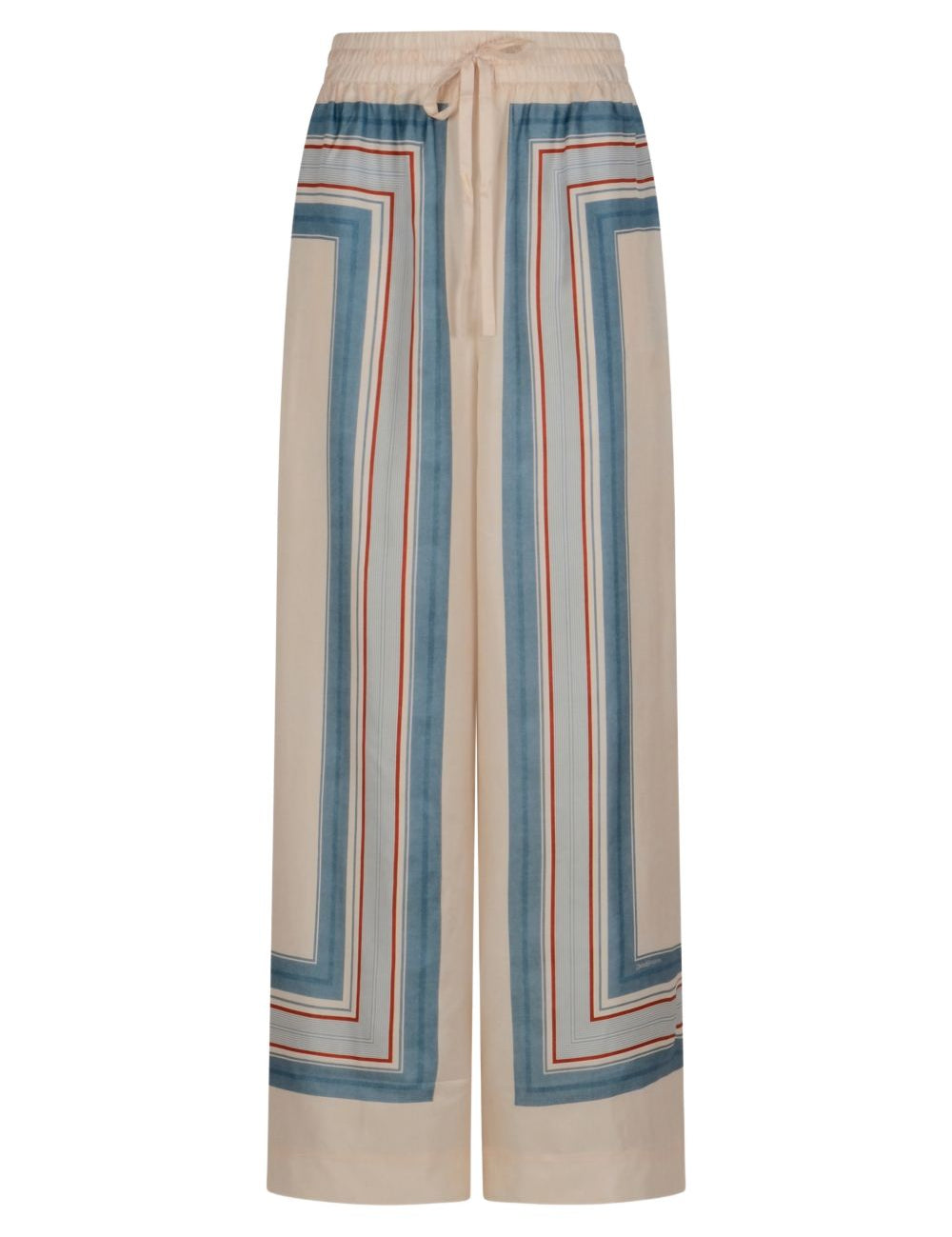 Pantaloni a righe con coulisse beige Zimmermann - donna 
