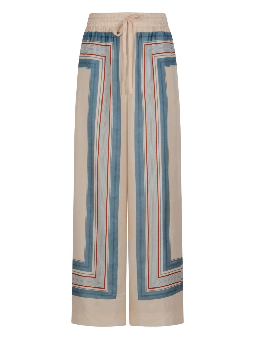 Pantaloni a righe con coulisse beige Zimmermann - donna 