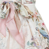 Shorts a vita alta in avorio Zimmermann - donna 