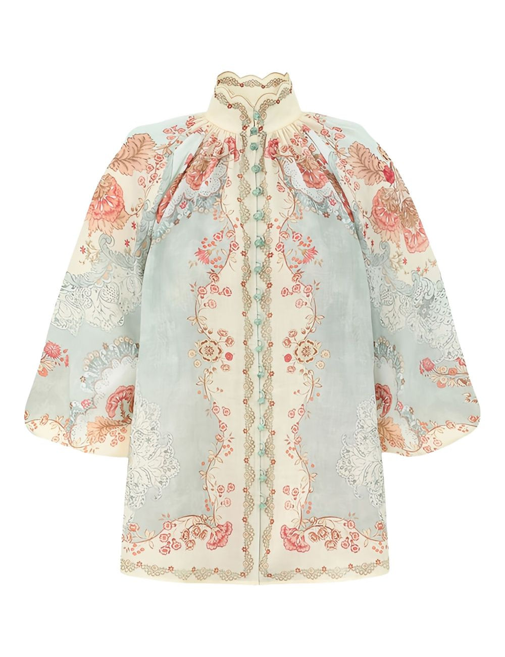 Camicia con stampa grafica multicolore Zimmermann - donna 