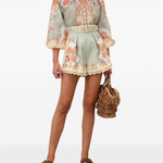 Camicia con stampa grafica multicolore Zimmermann - donna 