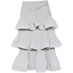 Gonna midi con balze in grigio Zimmermann - donna 