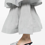Gonna midi con balze in grigio Zimmermann - donna 
