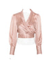 Zimmermann Pink Wrap Blouse - women