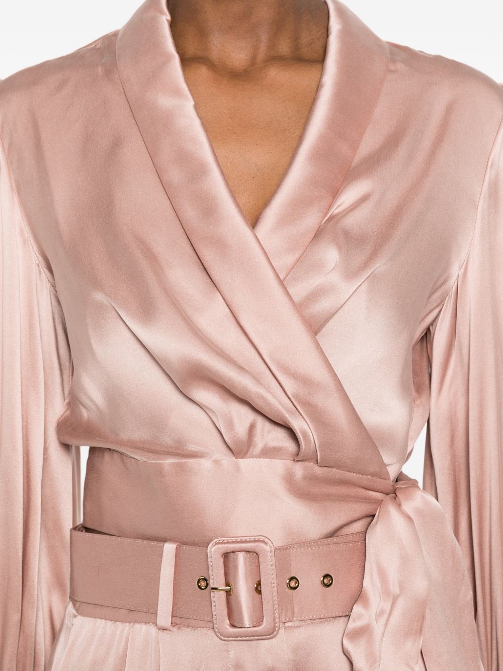 Blusa a portafoglio in rosa Zimmermann - donna 