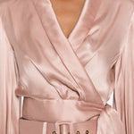 Blusa a portafoglio in rosa Zimmermann - donna 