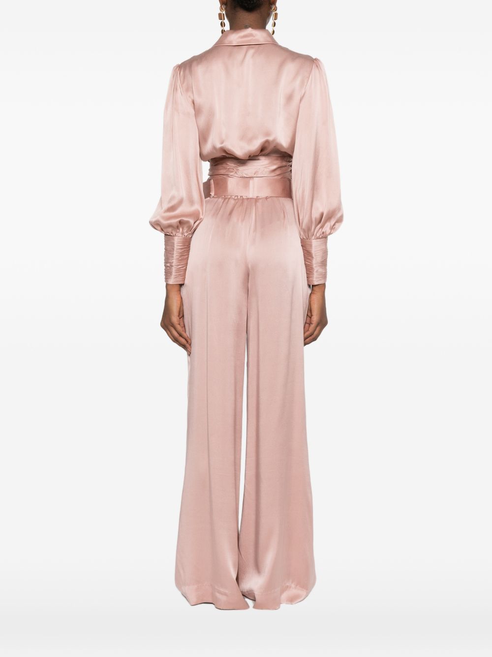 Blusa a portafoglio in rosa Zimmermann - donna 
