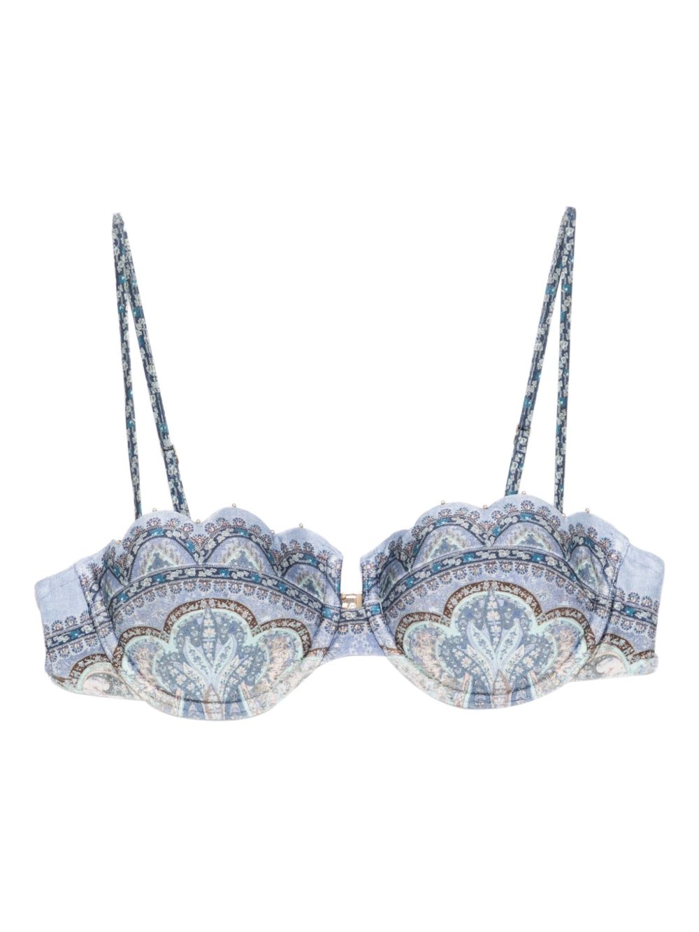 Top bikini Wanderlust in azzurro Zimmermann - donna 