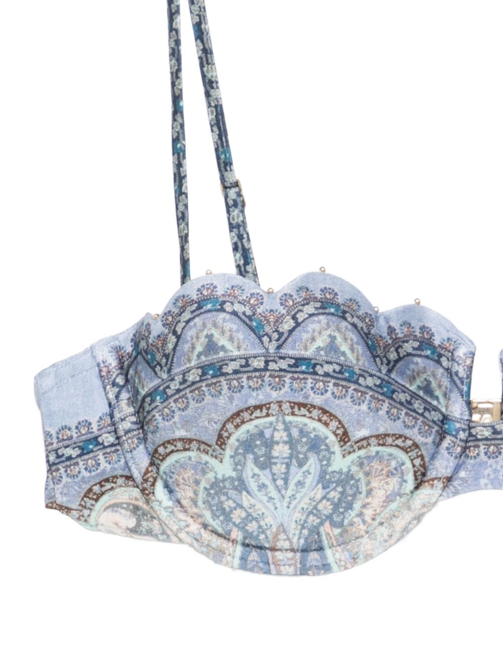 Top bikini Wanderlust in azzurro Zimmermann - donna 