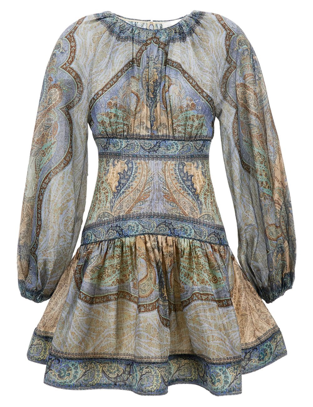Mini abito Wanderlust in blu Zimmermann - donna 