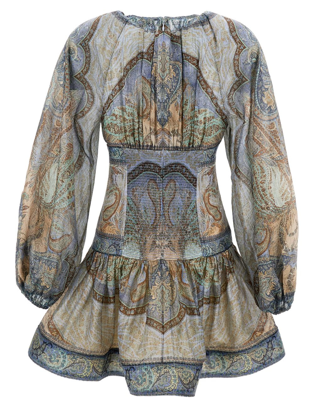Mini abito Wanderlust in blu Zimmermann - donna 