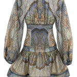 Mini abito Wanderlust in blu Zimmermann - donna 