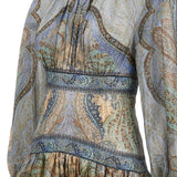 Mini abito Wanderlust in blu Zimmermann - donna 