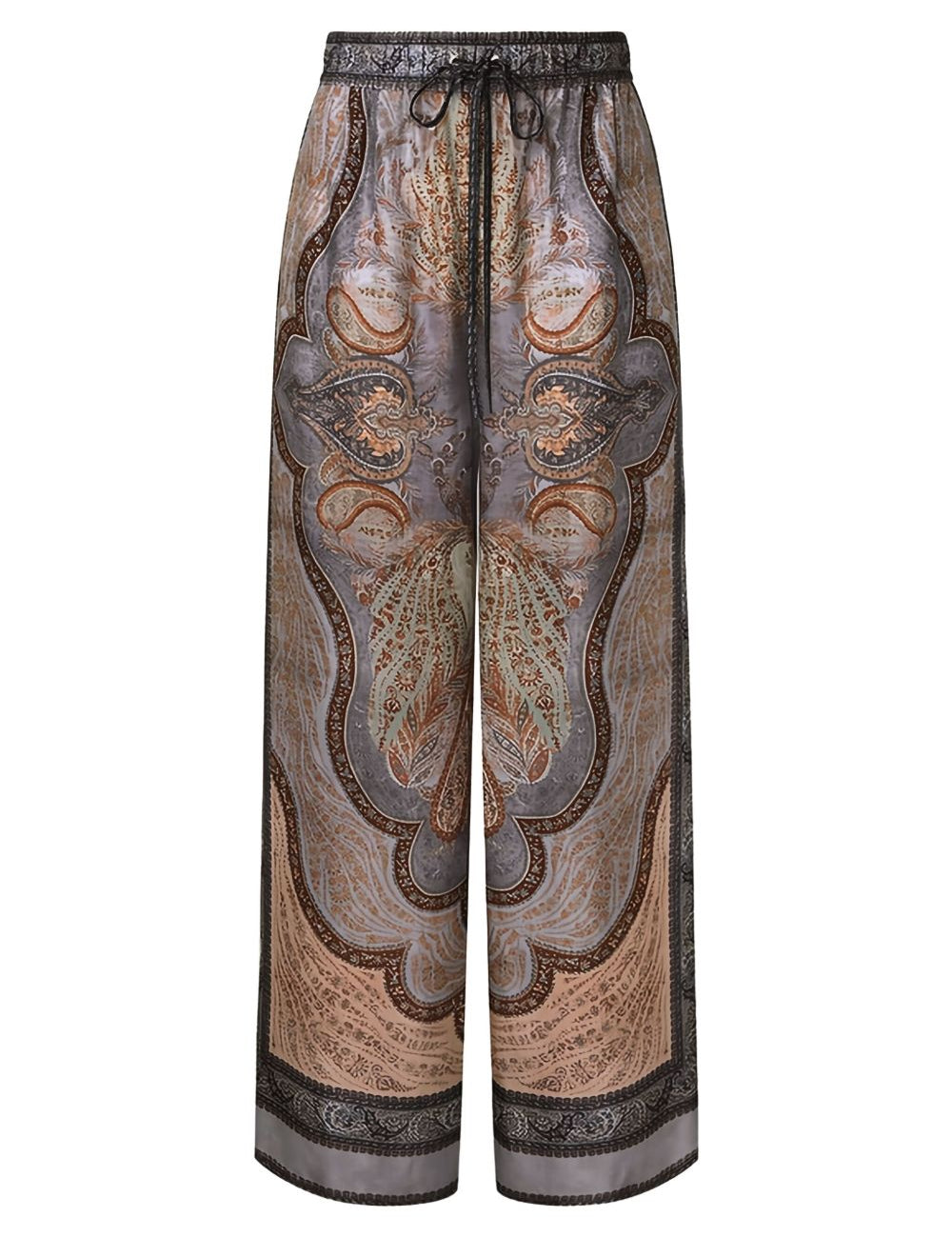Pantaloni con coulisse in vita in multicolore Zimmermann - donna 
