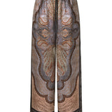 Pantaloni con coulisse in vita in multicolore Zimmermann - donna 