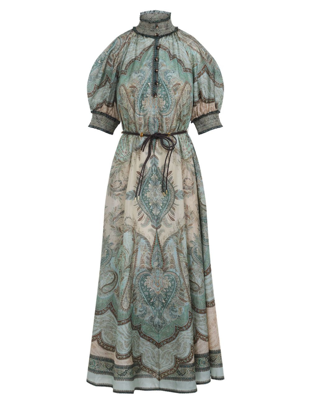 Abito a collo alto in verde Zimmermann - donna 