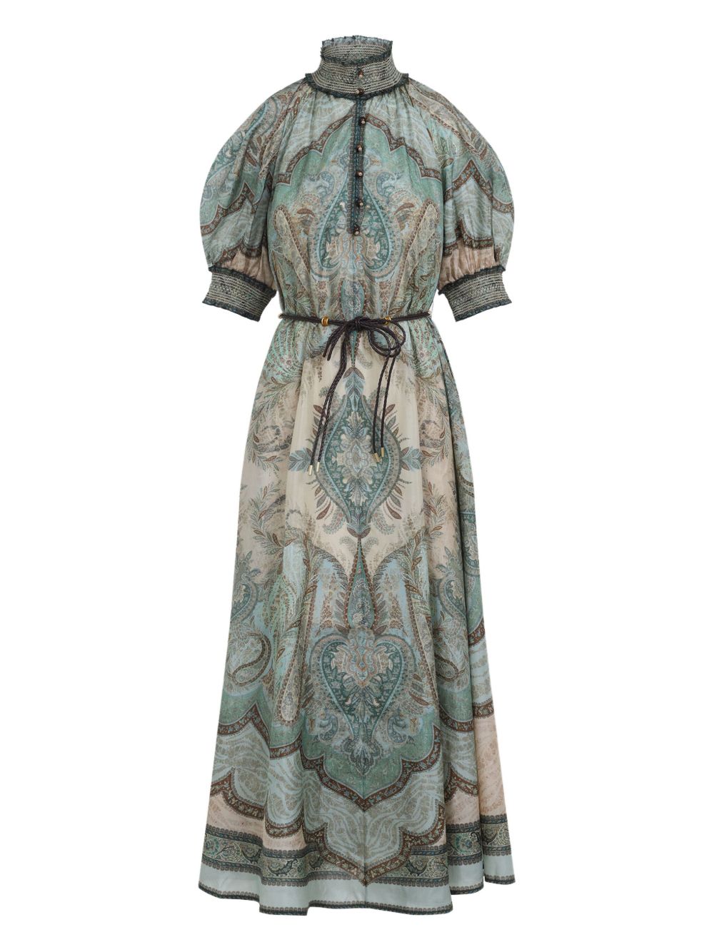 Abito a collo alto in verde Zimmermann - donna 