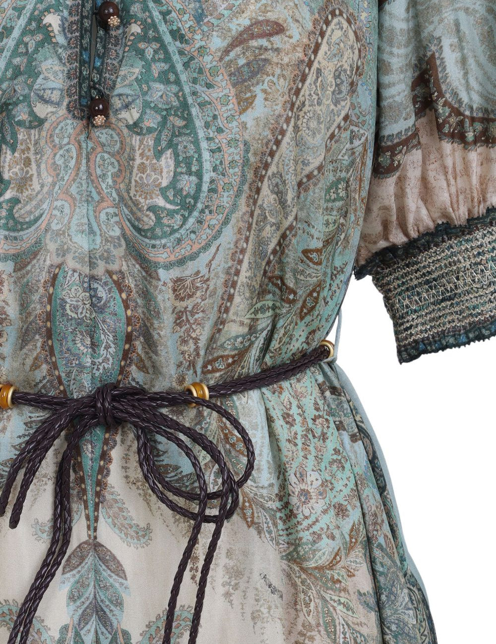 Abito a collo alto in verde Zimmermann - donna 