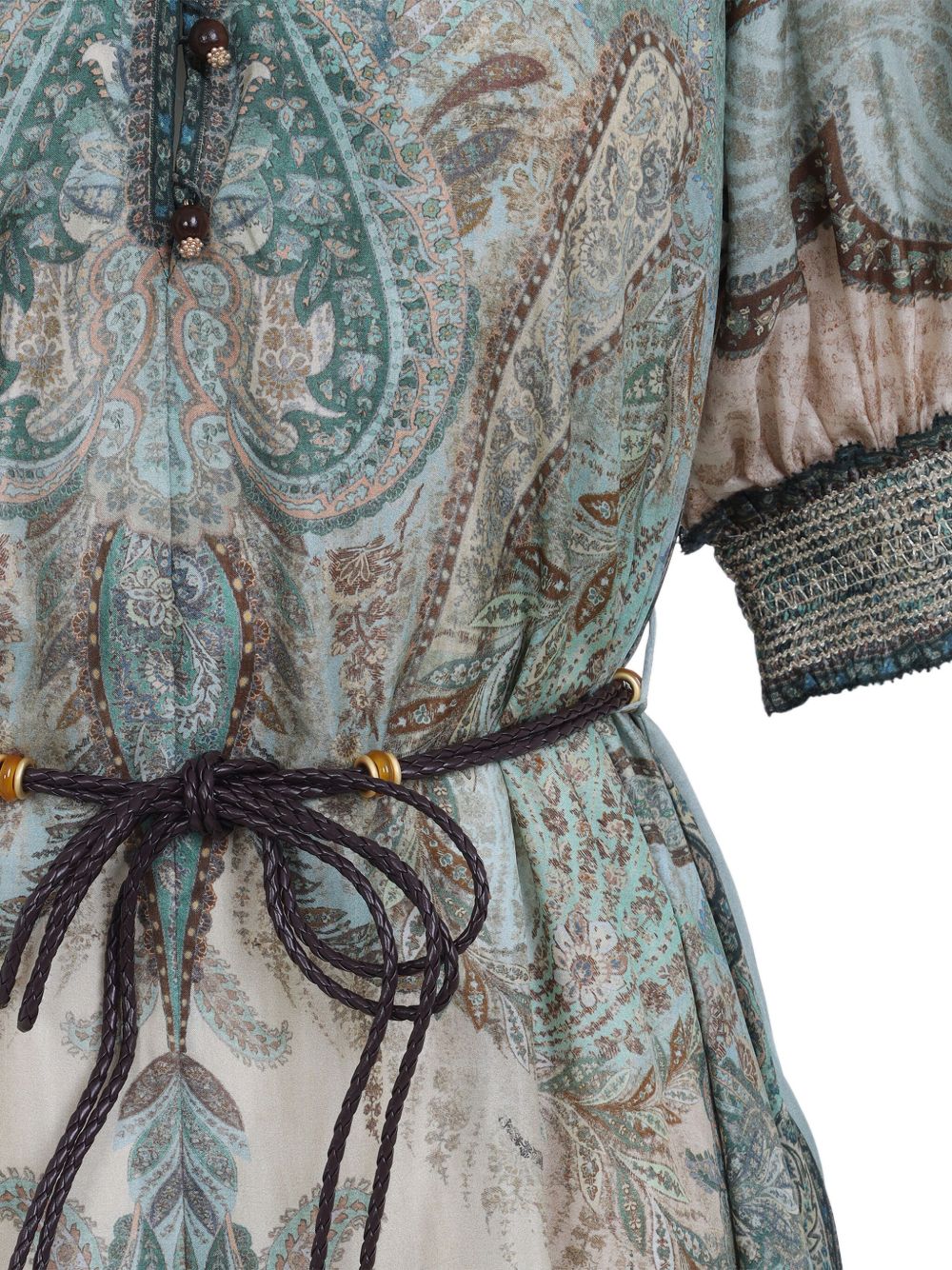 Abito a collo alto in verde Zimmermann - donna 