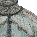 Abito a collo alto in verde Zimmermann - donna 