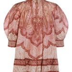 Blusa Wanderlust con stampa paisley in borgogna Zimmermann - donna 
