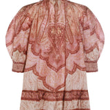 Blusa Wanderlust con stampa paisley in borgogna Zimmermann - donna 