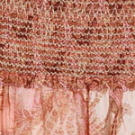 Gonna midi con stampa paisley in rosso Zimmermann - donna 