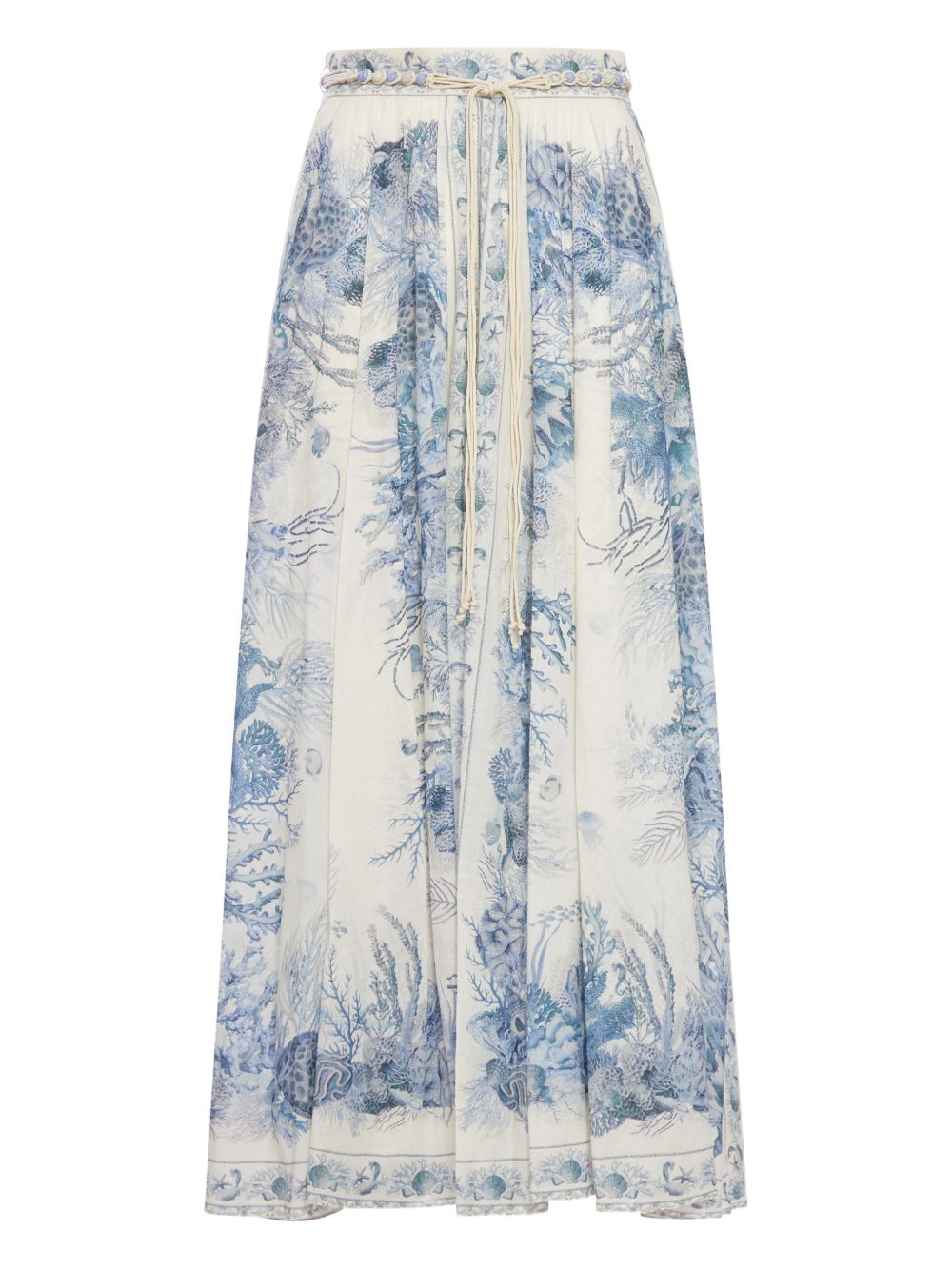 Gonna lunga Wanderlust con coulisse in blu Zimmermann - donna 