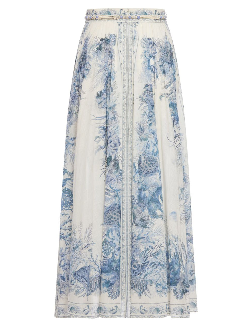 Gonna lunga Wanderlust con coulisse in blu Zimmermann - donna 