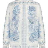 Camicia Wanderlust con stampa in blu Zimmermann - donna 
