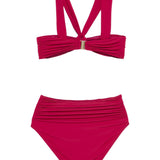 Bikini due pezzi daylight in rosso rubino Zimmermann - donna 