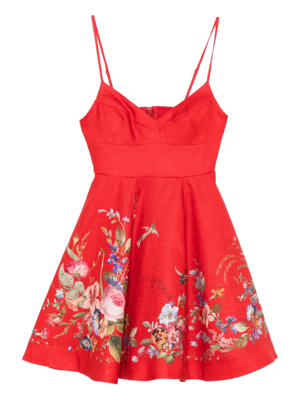Abito corto Patience in rosso ZIMMERMANN - donna 