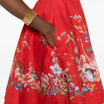 Abito corto Patience in rosso ZIMMERMANN - donna 