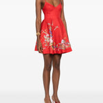 Abito corto Patience in rosso ZIMMERMANN - donna 