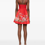 Abito corto Patience in rosso ZIMMERMANN - donna 