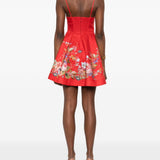 Abito corto Patience in rosso ZIMMERMANN - donna 