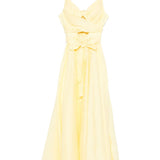 Abito midi con cintura in vita in giallo Zimmermann - donna 