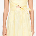 Abito midi con cintura in vita in giallo Zimmermann - donna 
