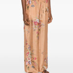 Pantaloni Patience a fiori in beige Zimmermann - donna 