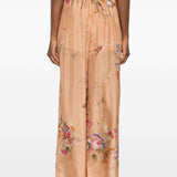 Pantaloni Patience a fiori in beige Zimmermann - donna 