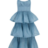 Abito midi plissettato in blu Zimmermann - donna 