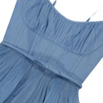 Abito midi plissettato in blu Zimmermann - donna 